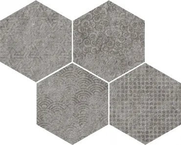 Мозаика Vives Bys-SP Grafito 28x35 матовая