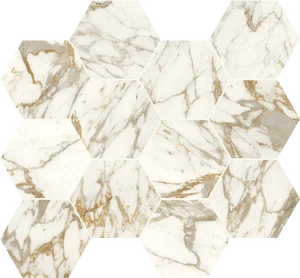 Декоративный элемент Caesar Anima Ever Luxury Arabesque Esagono AFFK 28,5x33 полированный