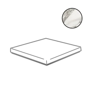 Ступень Caesar Anima Ever Luxury Arabesque Scalini Ang. Luc Ret AFFE 33x33 полированная