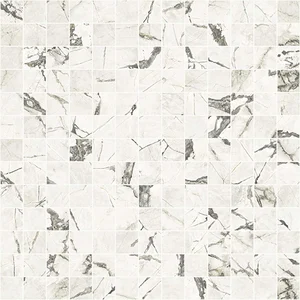 Мозаика Caesar Anima Ever Magnificent White Mosaico AFFO 30x30 полированная