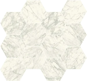 Декоративный элемент Caesar Anima Ever Supreme White Esagono AFFH 28,5x33 полированный