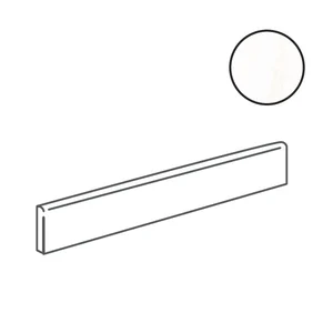 Бордюр Caesar Anima Bianco Alpino Lucidato Battiscopa ADRR 7,2x60 полированный