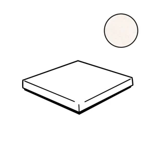 Ступень Caesar Materica Bianco Scalino Angolare 33x33 матовая