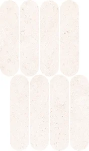 Декоративный элемент Caesar Materica Bianco Stile AFWE 22,2x37 матовый
