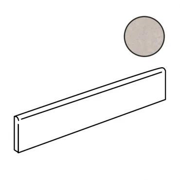 Бордюр Caesar Materica Polvere Battiscopa 7,2x80 матовый