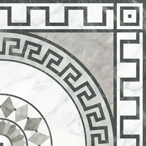 Декоративный элемент Europa Ceramica Calacatta Gorgona Esquina Decor 45x45 глянцевый