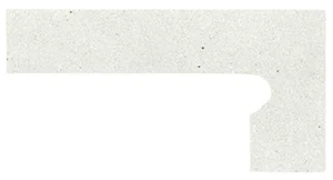 Canada Gres Gres Natura плинтус ступени правый White 012 8x39 матовый матовая