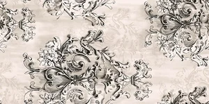 Декоративный элемент Ariana Canvas Arabesque Cotton Ret 6121710 60x120 матовый
