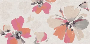 Декоративный элемент Flaviker Canvas Dec. Flora Cotton 60x120 матовый