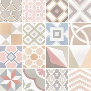 Декоративный элемент Equipe Caprice Patchwork Pastel Deco 20x20 матовый