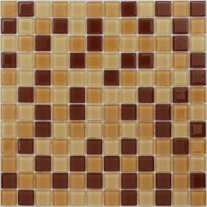 Мозаика Caramelle Mosaic Acquarelle Cacao (Стекло) 29,8x29,8 глянцевая