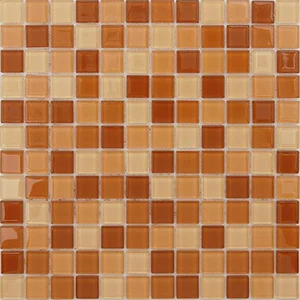 Мозаика Caramelle Mosaic Acquarelle Habanero (Стекло) 29,8x29,8 глянцевая