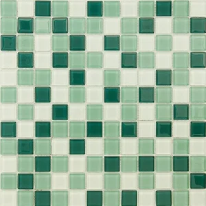 Мозаика Caramelle Mosaic Acquarelle Peppermint (Стекло) 29,8x29,8 глянцевая