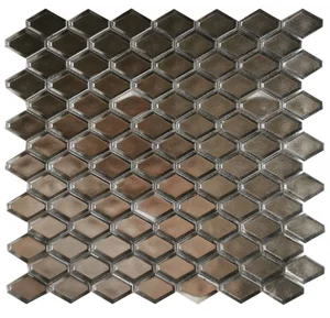 Мозаика Caramelle Mosaic Alchimia Diamanti D'Argento 28,2x31 глянцевая