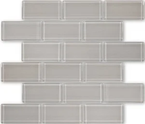 Мозаика Caramelle Mosaic Impressioni Mattoni Beige (Стекло) 30x30 глянцевая