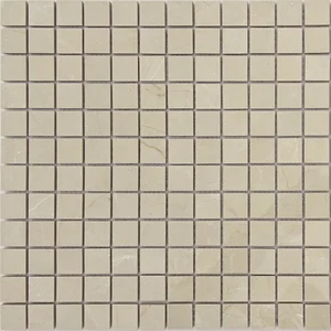 Мозаика Caramelle Mosaic Marble Nuvola Beige Pol (23x23) 29,8x29,8 глянцевая