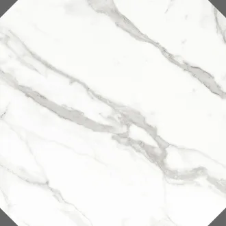 Marble Porcelain Calacatta Octagon Pol