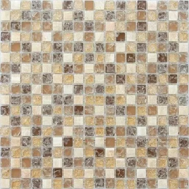 Мозаика Caramelle Mosaic Naturelle Amazonas 8mm 30,5x30,5 глянцевая