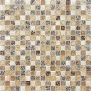 Мозаика Caramelle Mosaic Naturelle Amazonas 8mm 30,5x30,5 глянцевая
