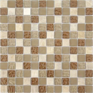 Мозаика Caramelle Mosaic Naturelle Amber 8mm 30x30 глянцевая
