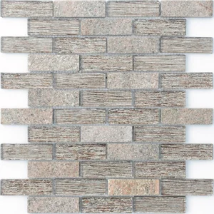 Мозаика Caramelle Mosaic Naturelle Corcovado 8mm 26x29,8 глянцевая