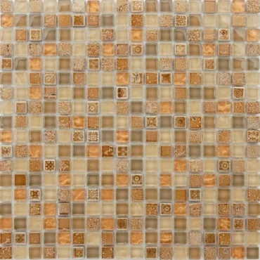 Мозаика Caramelle Mosaic Naturelle Cozumel 4mm 30,5x30,5 глянцевая