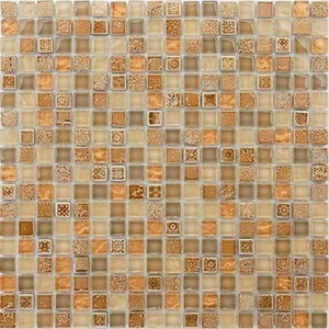 Мозаика Caramelle Mosaic Naturelle Cozumel 8mm 30,5x30,5 глянцевая