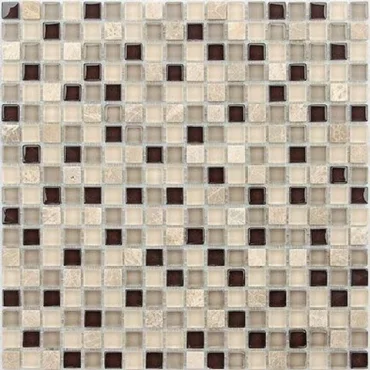 Мозаика Caramelle Mosaic Naturelle Island 8mm 30,5x30,5 глянцевая