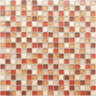 Мозаика Caramelle Mosaic Naturelle Istanbul 4mm 30,5x30,5 глянцевая