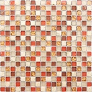 Мозаика Caramelle Mosaic Naturelle Istanbul 4mm 30,5x30,5 глянцевая