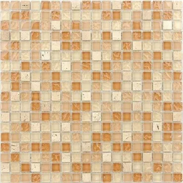 Мозаика Caramelle Mosaic Naturelle Olbia 4mm 30,5x30,5 глянцевая