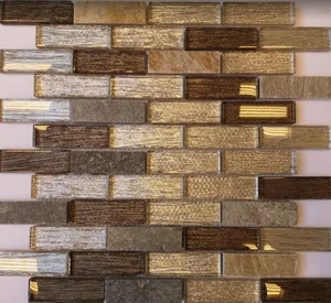 Мозаика Caramelle Mosaic Naturelle Onega 8mm 26x29,8 глянцевая