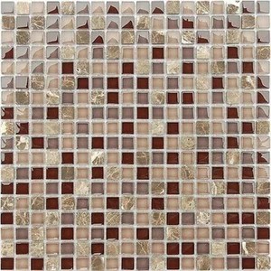 Мозаика Caramelle Mosaic Naturelle Qaradag 4mm 30,5x30,5 глянцевая