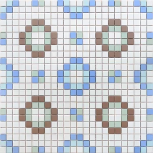 Мозаика Caramelle Mosaic Ornamento 1 23x23x6 30x30 матовая