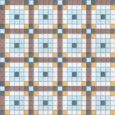 Мозаика Caramelle Mosaic Ornamento 2 23x23x6 30x30 матовая