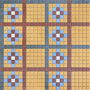 Мозаика Caramelle Mosaic Ornamento 8 23x23x6 30x30 матовая