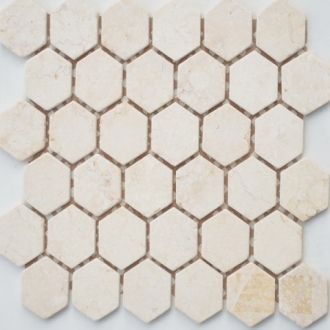 Pietrine Hexagonal Botticino Mat