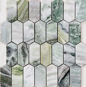 Pietrine Hexagonal Onice Verde Oliva Long Hex.