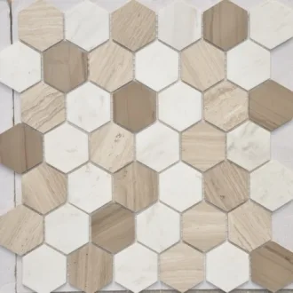Pietrine Hexagonal Pietra Mix 3 Mat