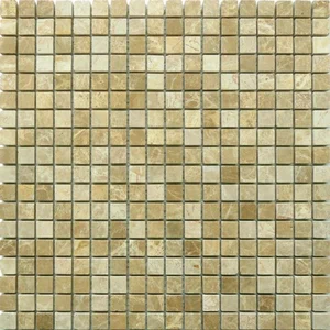 Мозаика Caramelle Mosaic Pietrine Emperador Light Mat 15X15 4mm 30,5x30,5 матовая