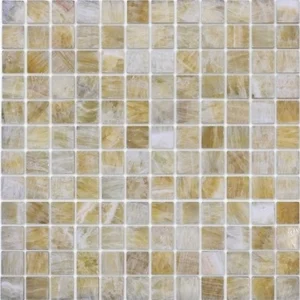 Мозаика Caramelle Mosaic Pietrine Onice Beige Pol 23X23 8mm 29,8x29,8 полированная