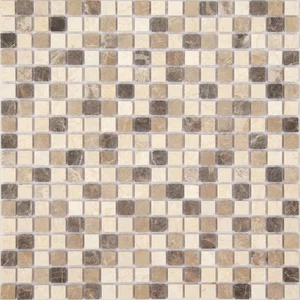 Мозаика Caramelle Mosaic Pietrine Pietra Mix 1 Mat 15X15 4mm 30,5x30,5 матовая