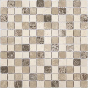 Мозаика Caramelle Mosaic Pietrine Pietra Mix 1 Mat 23X23 4mm 29,8x29,8 матовая