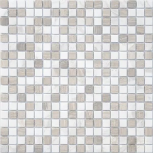 Мозаика Caramelle Mosaic Pietrine Pietra Mix 2 Mat 15X15 4mm 30,5x30,5 матовая