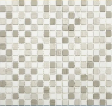 Мозаика Caramelle Mosaic Pietrine Pietra Mix 3 Mat 15X15 4mm 30,5x30,5 матовая