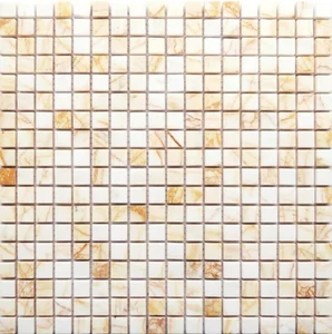 Мозаика Caramelle Mosaic Pietrine Ragno Rosso Pol 15X15 7mm 30,5x30,5 полированная