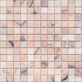 Pietrine Rosa Salmone Pol (23x23) 7mm