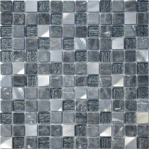Мозаика Caramelle Mosaic Silk Way Black Velvet (Стекло) 29,8x29,8 глянцевая