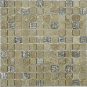 Мозаика Caramelle Mosaic Silk Way Bronze Velour (Стекло) 29,8x29,8 глянцевая