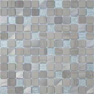 Мозаика Caramelle Mosaic Silk Way Grey Velvet (Стекло) 29,8x29,8 глянцевая
